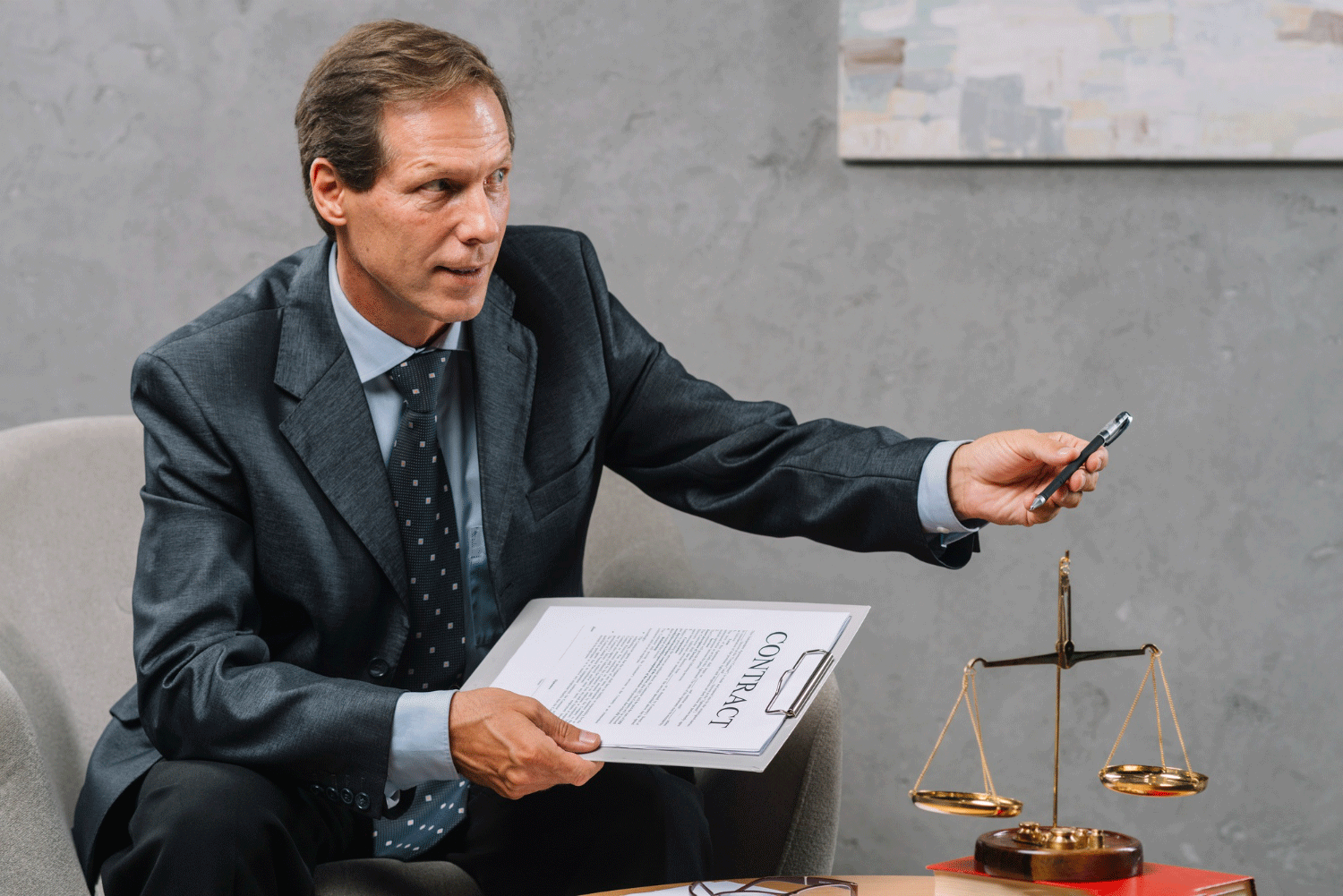 a person working in a law firm
